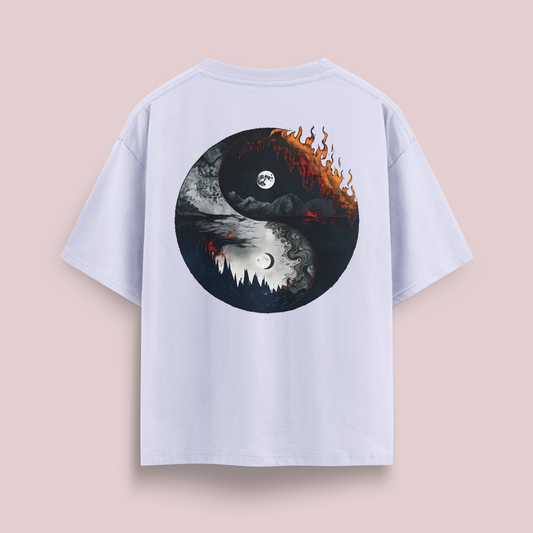 Yin Yang Oversized T shirt